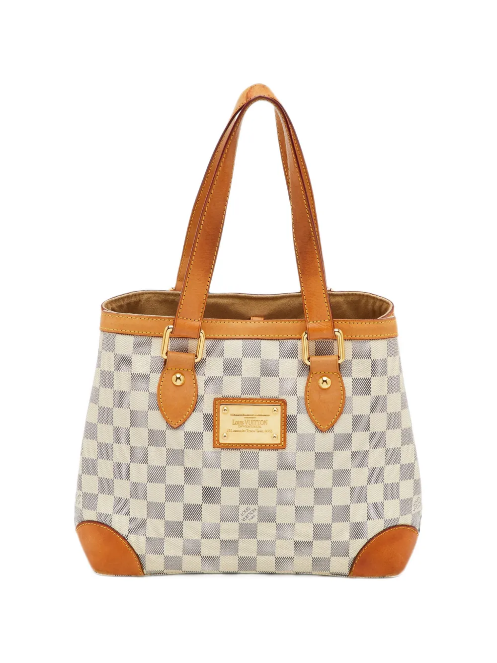 Louis Vuitton Pre-Owned 2008 PM Hampstead Damier Azur tote bag - White