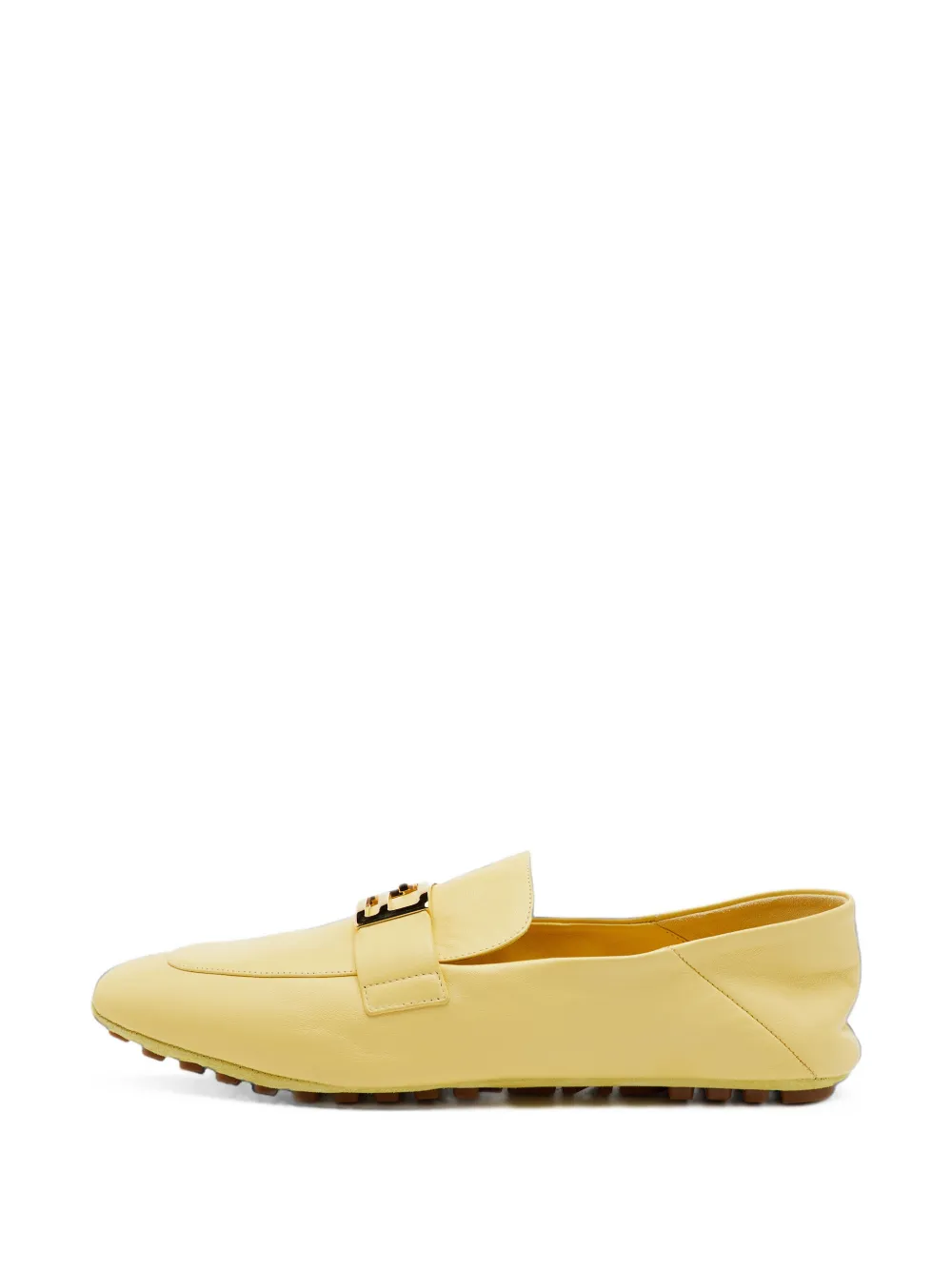 Fendi Pre-Owned Loafer mit FF - Gelb