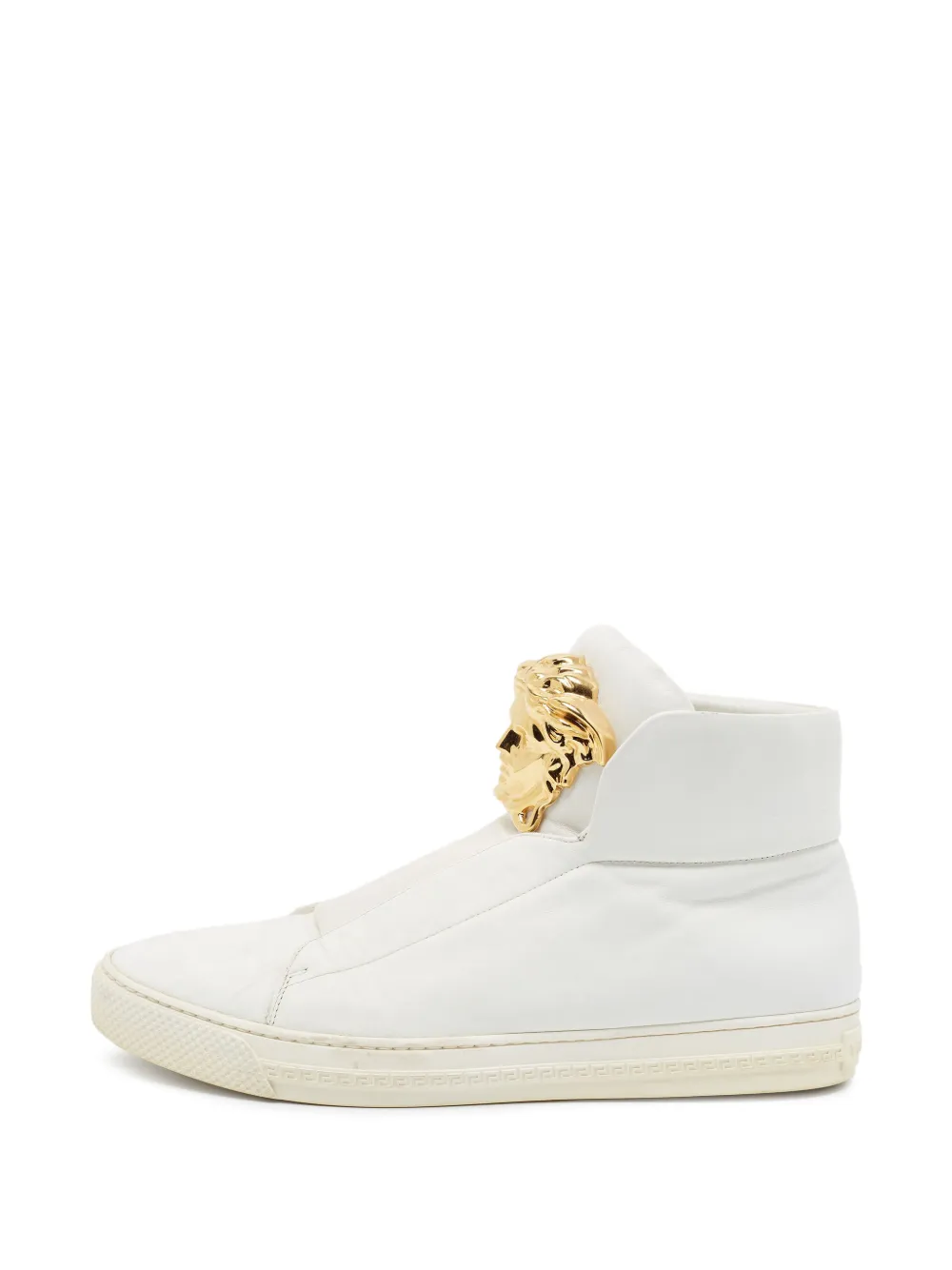 Versace Pre-Owned baskets montantes Medusa - Blanc Versace Pre-Owned baskets montantes Medusa - Blanc