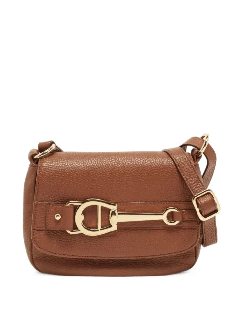 Aigner Vintage logo-buckle flap mini bag