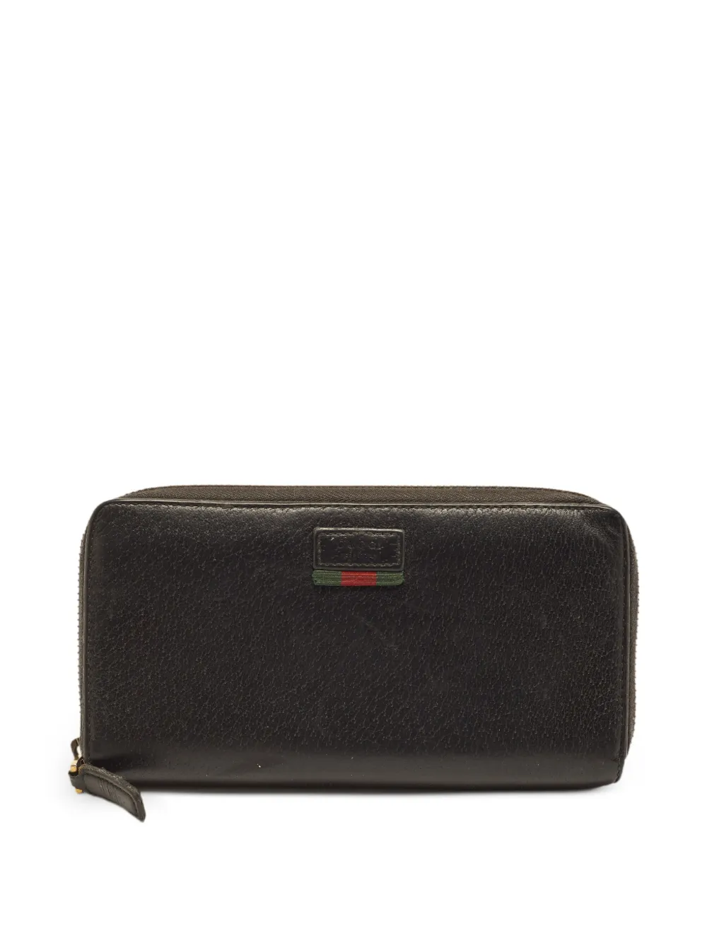Gucci Pre-Owned Web zip-around wallet - Nero