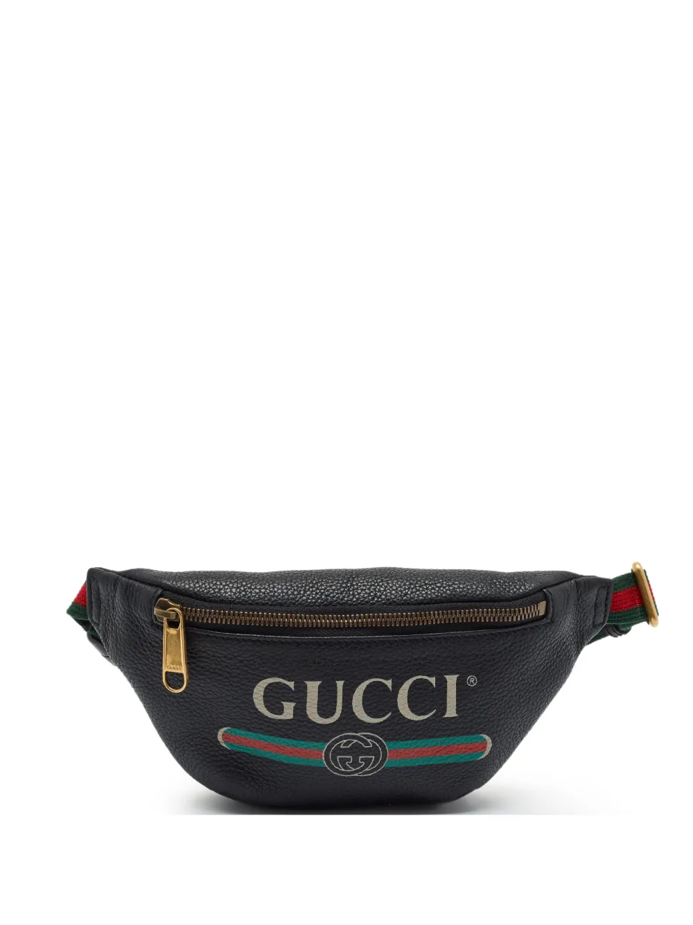Gucci Pre-Owned Logo Web belt bag - Nero