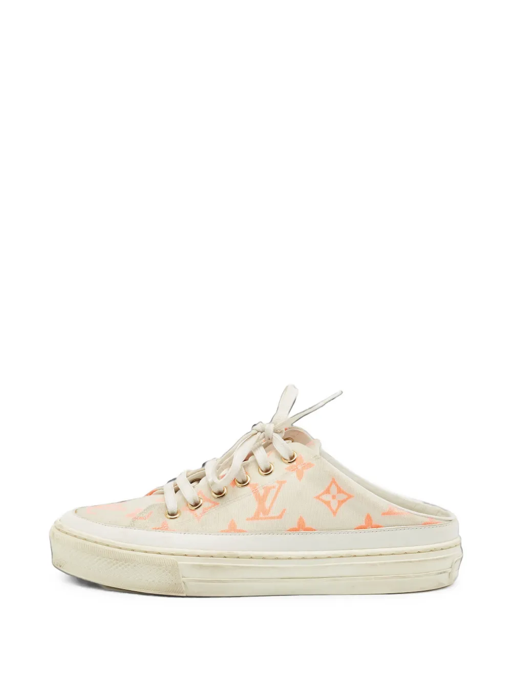 Louis Vuitton Pre-Owned Stellar Monogram sneaker-style mules - Weiß