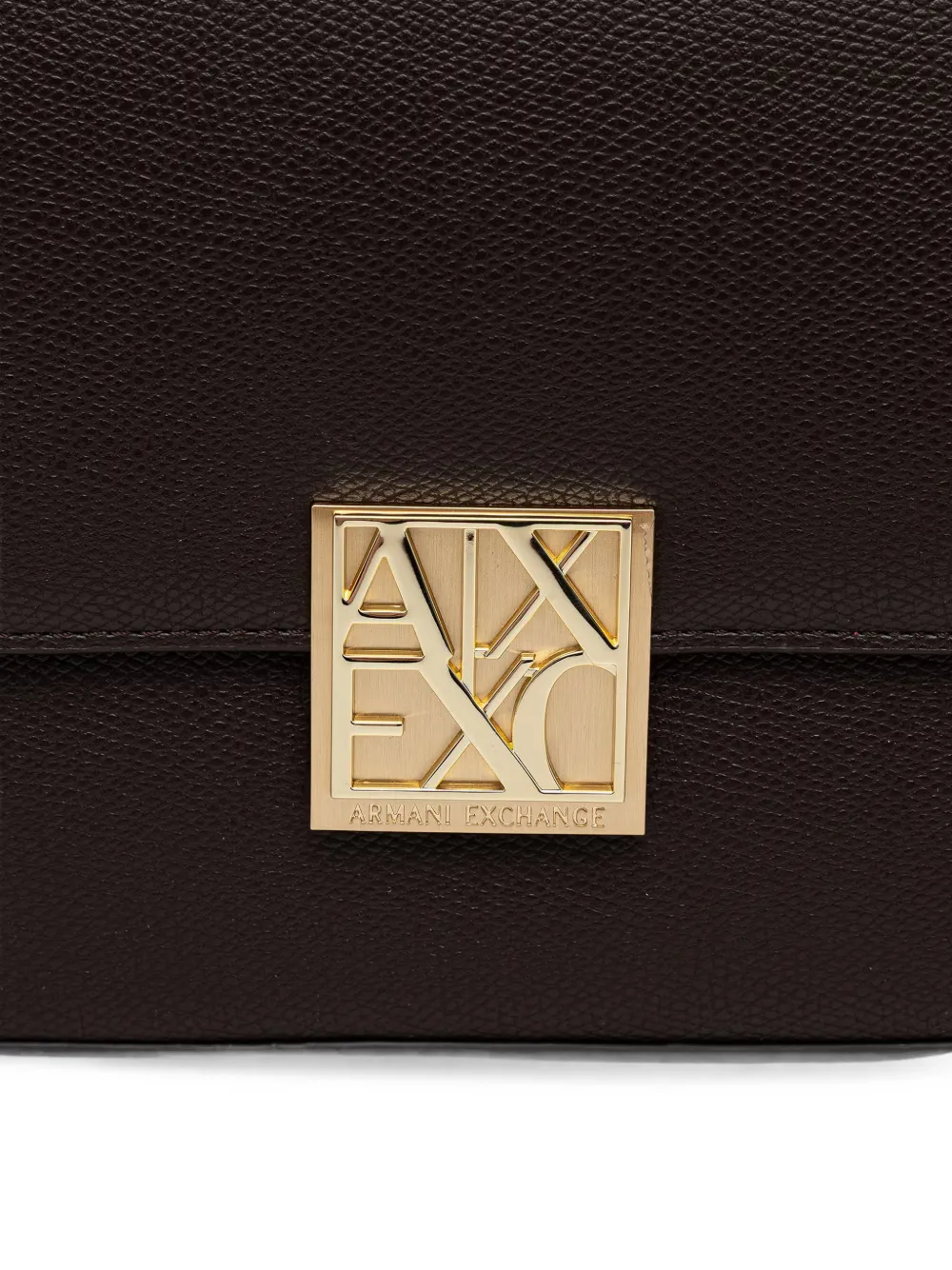 Armani Exchange Crossbodytas met logoplakkaat Bruin