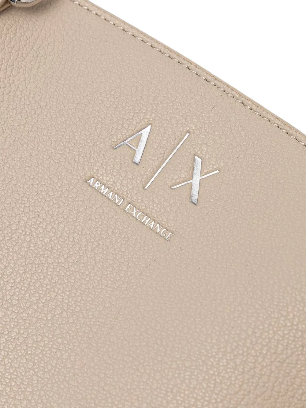Armani Exchange Heuptas met logoplakkaat Beige