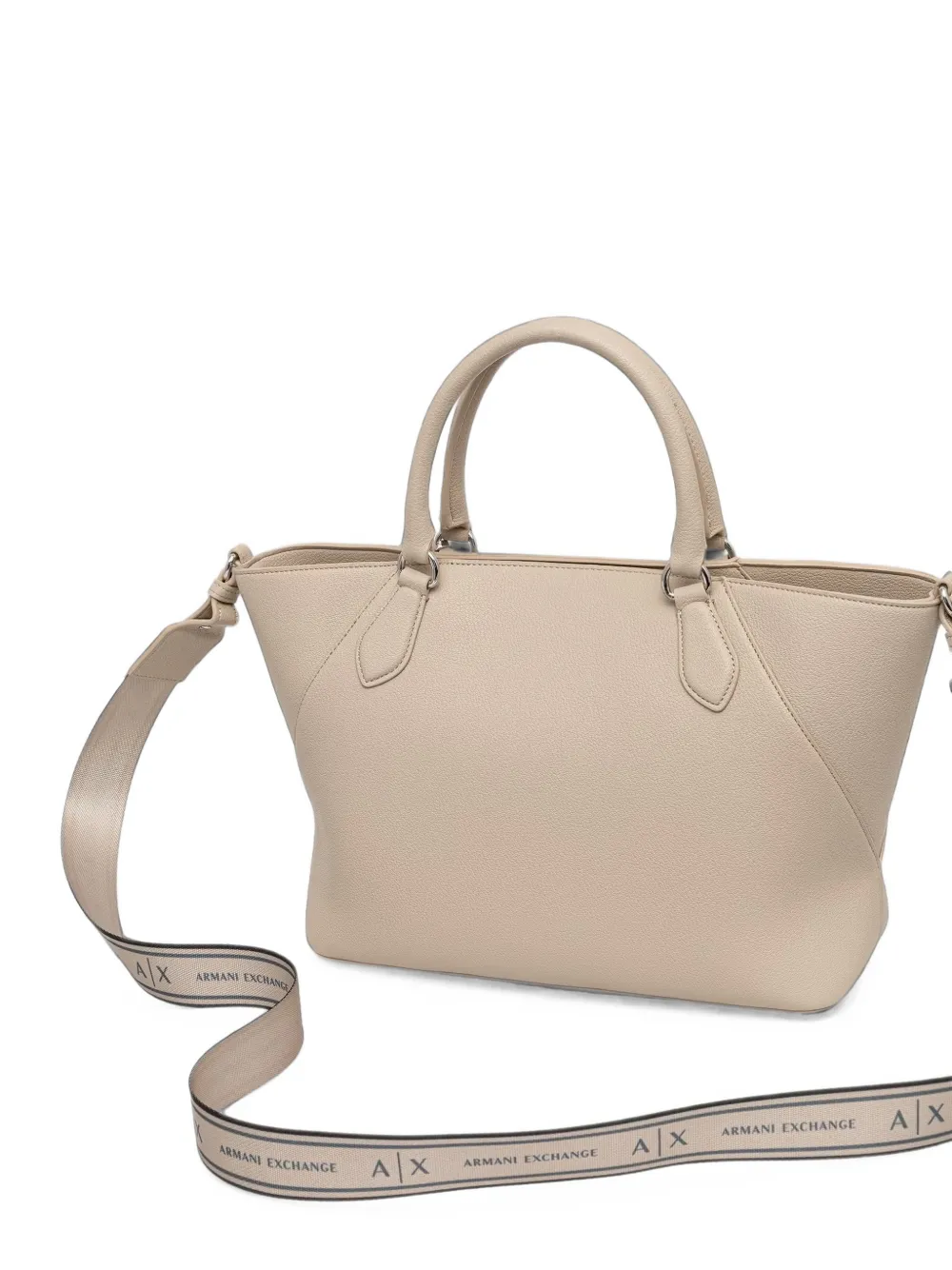 Armani Exchange Heuptas met logoplakkaat Beige