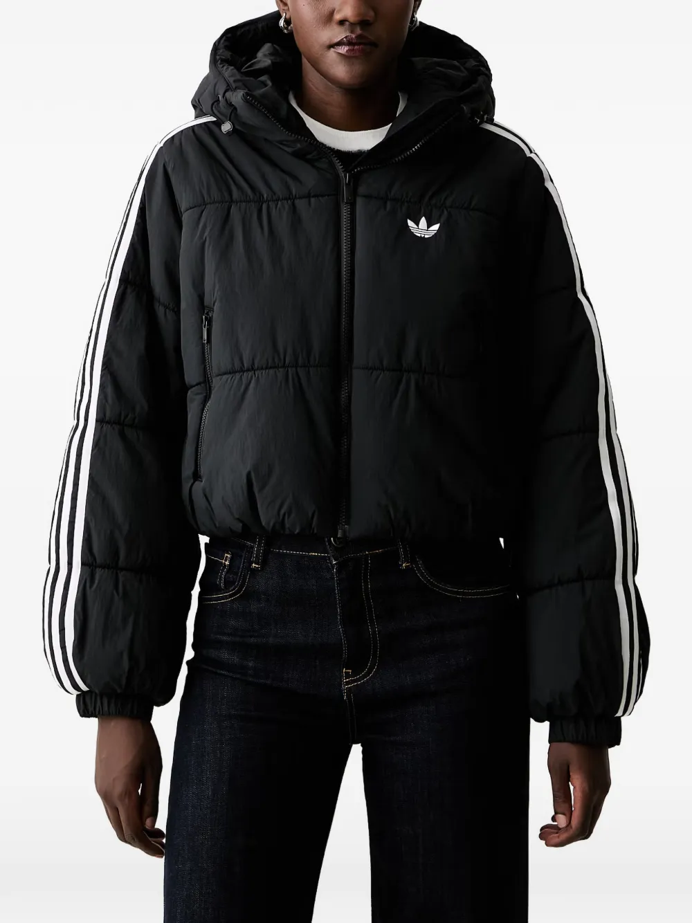 adidas Adilenium padded jacket Zwart