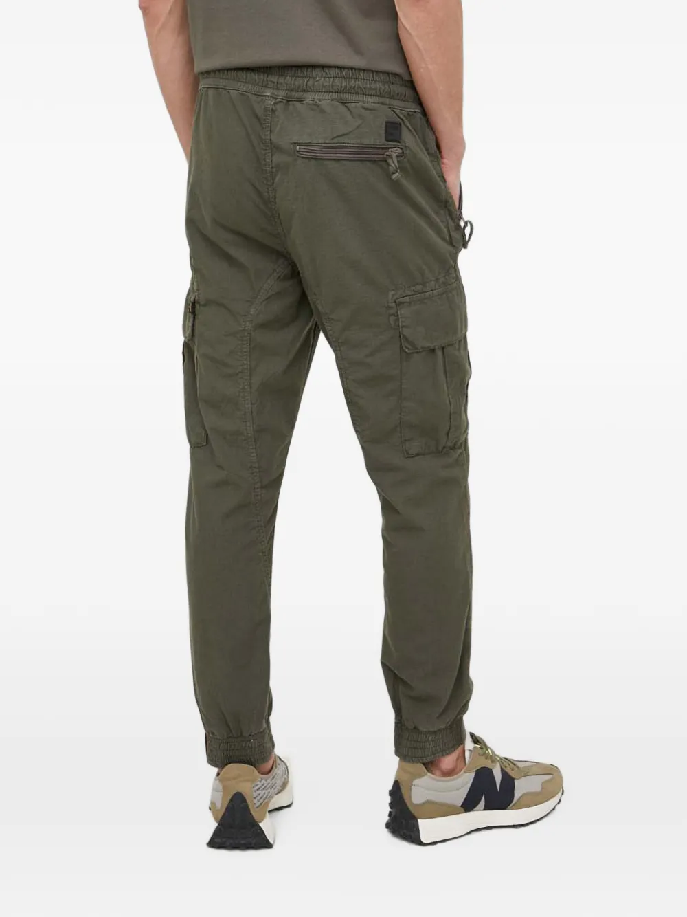 Alpha Industries Cargo broek met ripstop-textuur Groen