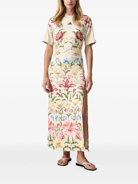 adidas X Farm Rio floral-print maxi dress