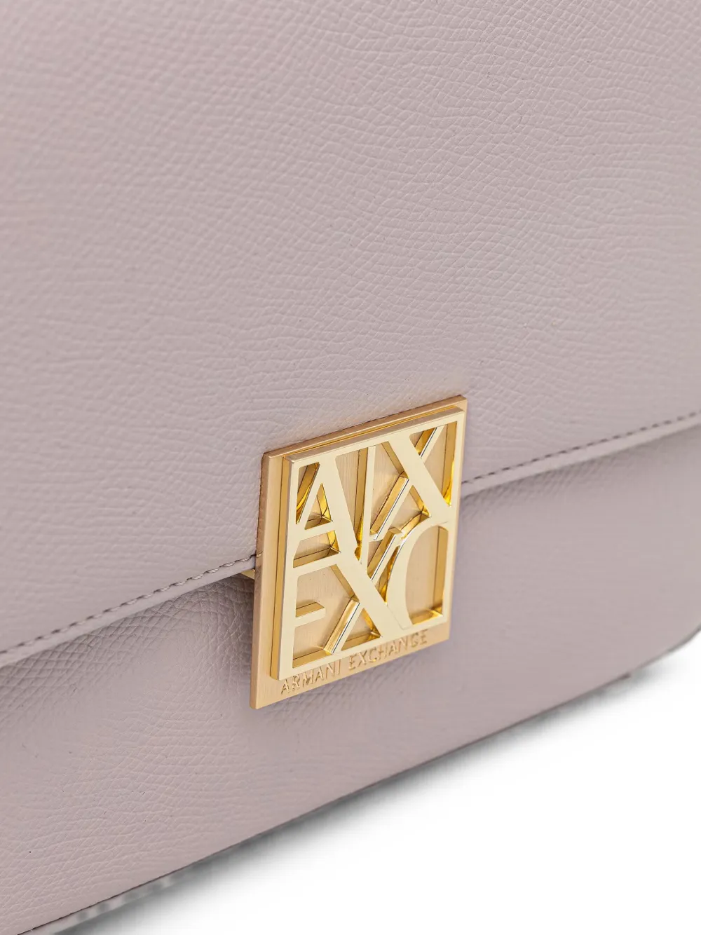 Armani Exchange Bewerkte crossbodytas met logoplakkaat Paars