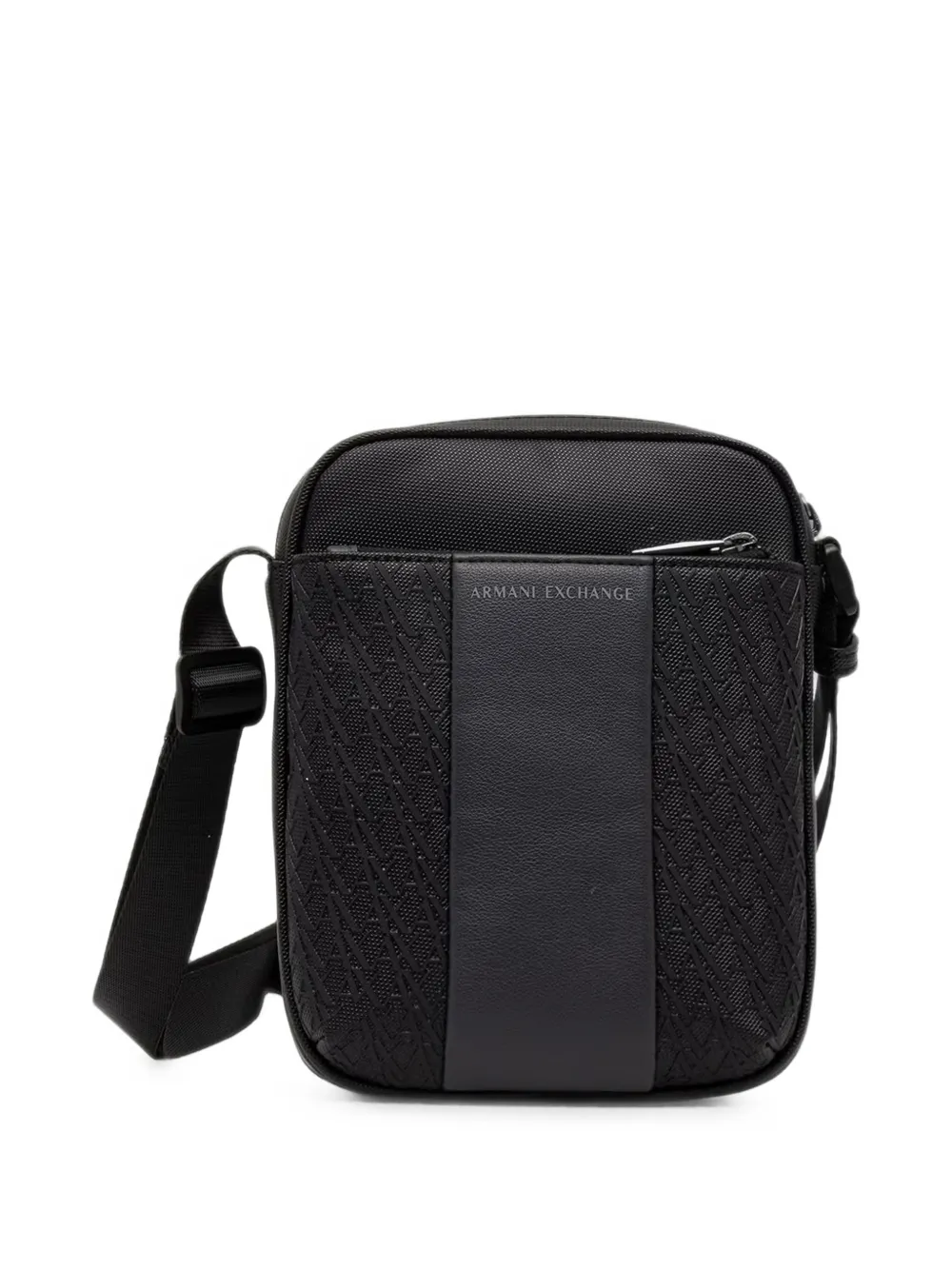 Armani Exchange Messengertas met logoprint Zwart