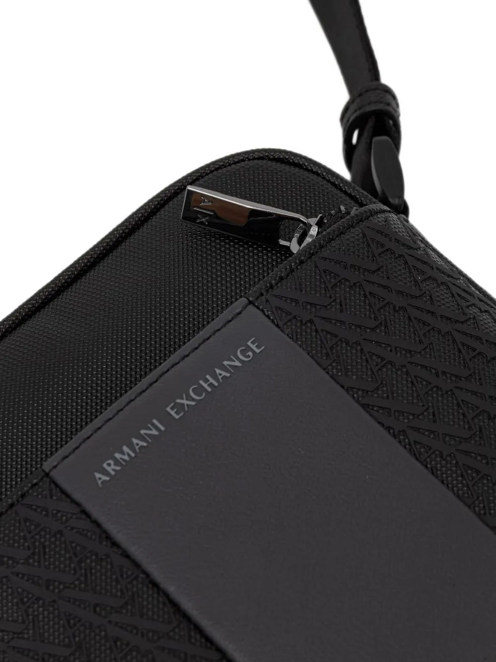 Armani Exchange Messengertas met logoprint Zwart