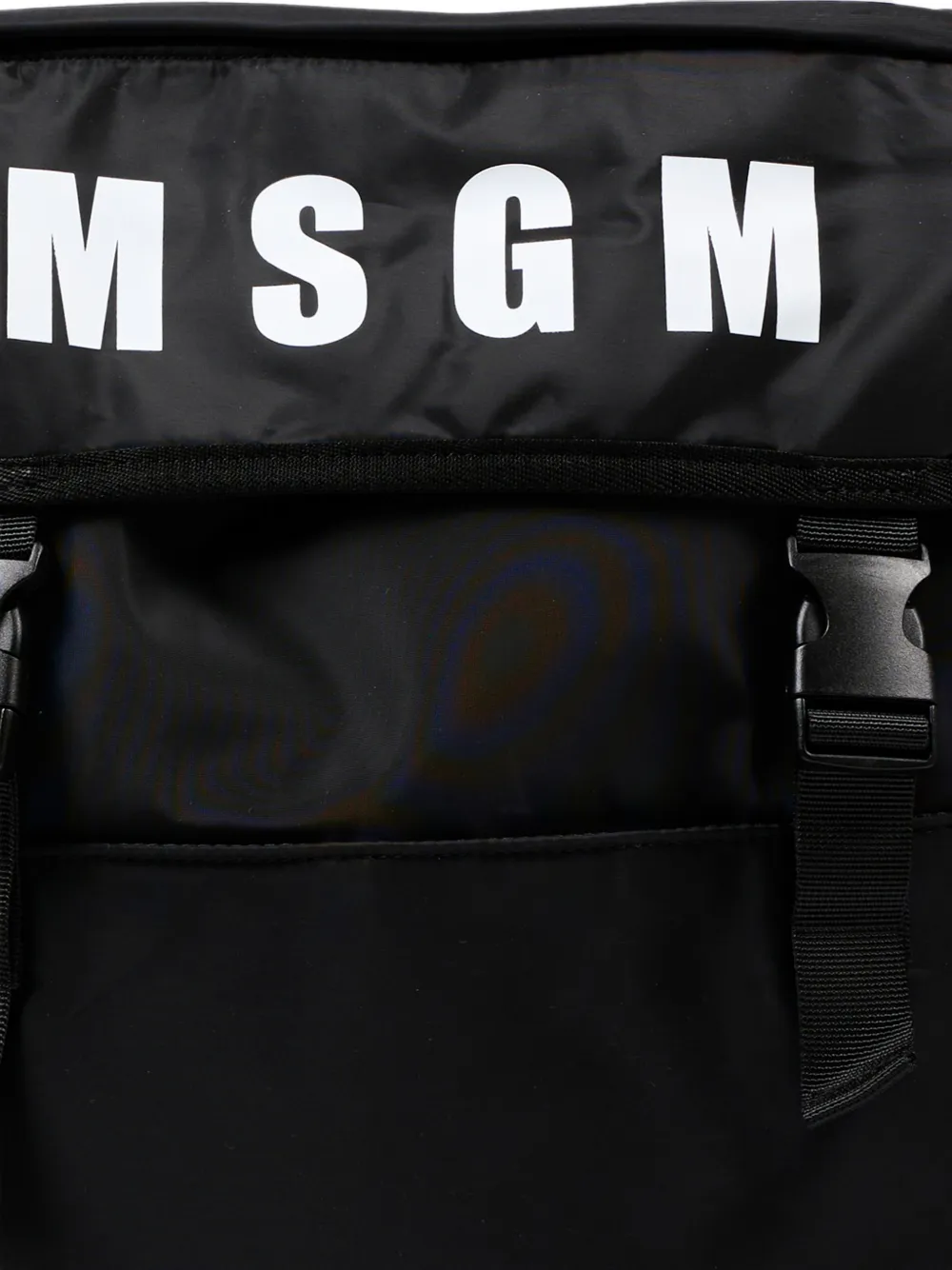 MSGM Kids Rugzak met logoprint Zwart