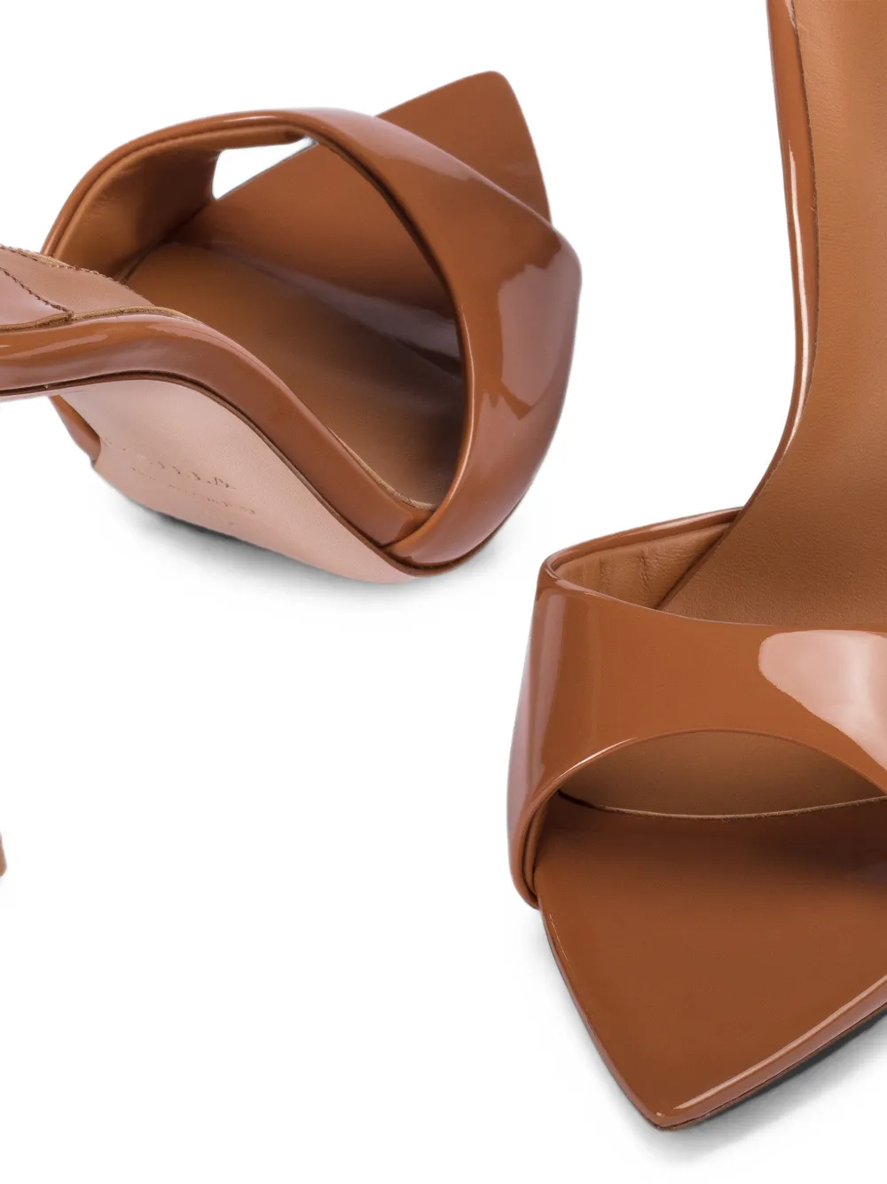 Le Silla Bella patent-leather sandals Bruin