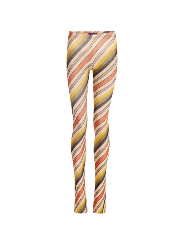Jean Paul Gaultier The Retro Stripe Trousers in Neutrals