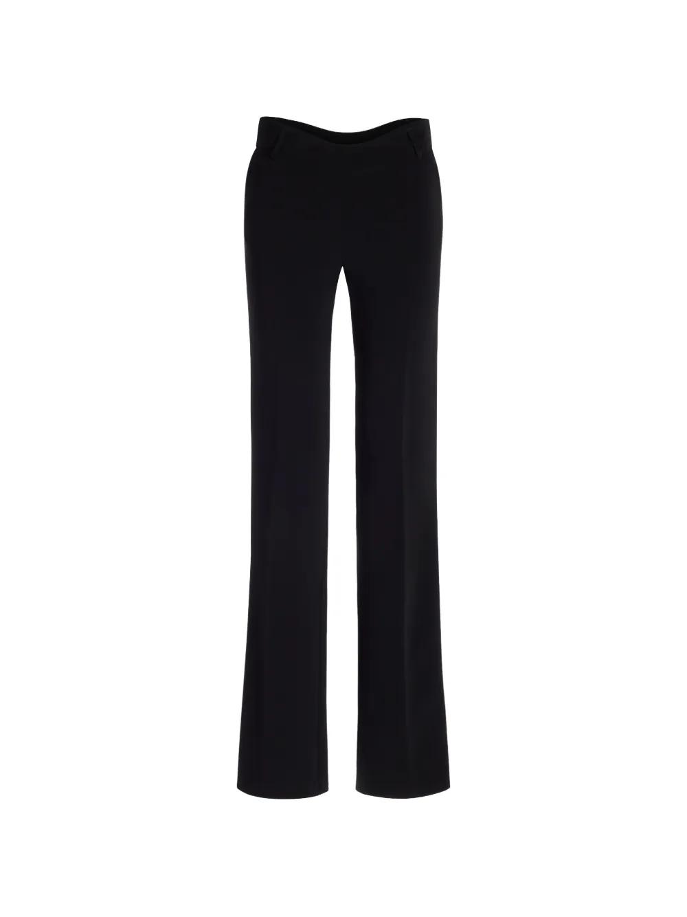 Jean Paul Gaultier the black curved tailored trousers