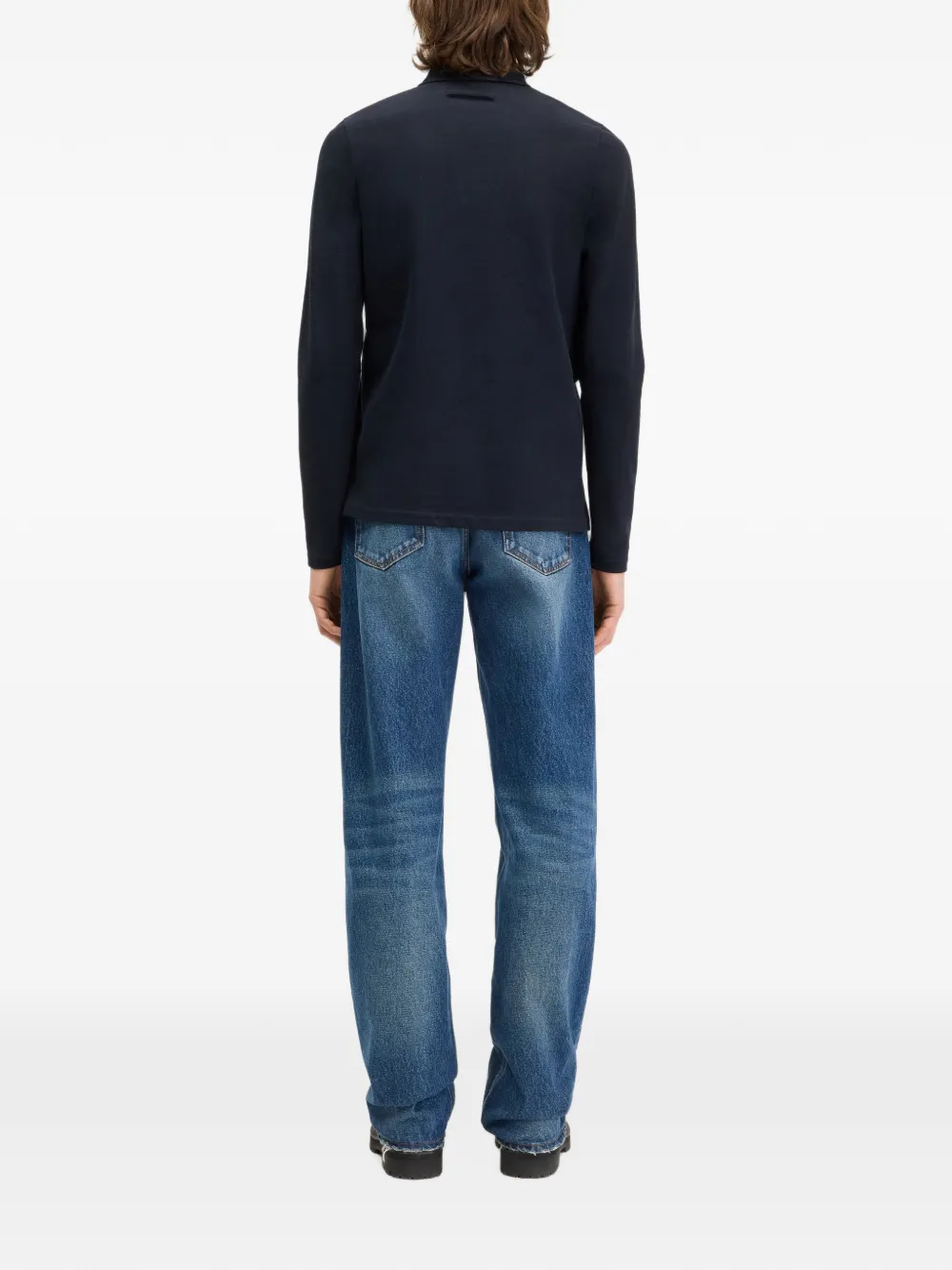 Jean Paul Gaultier Le Étiquette poloshirt Blauw
