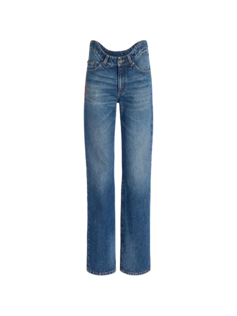 Jean Paul Gaultier The Curved JPG denim trousers.