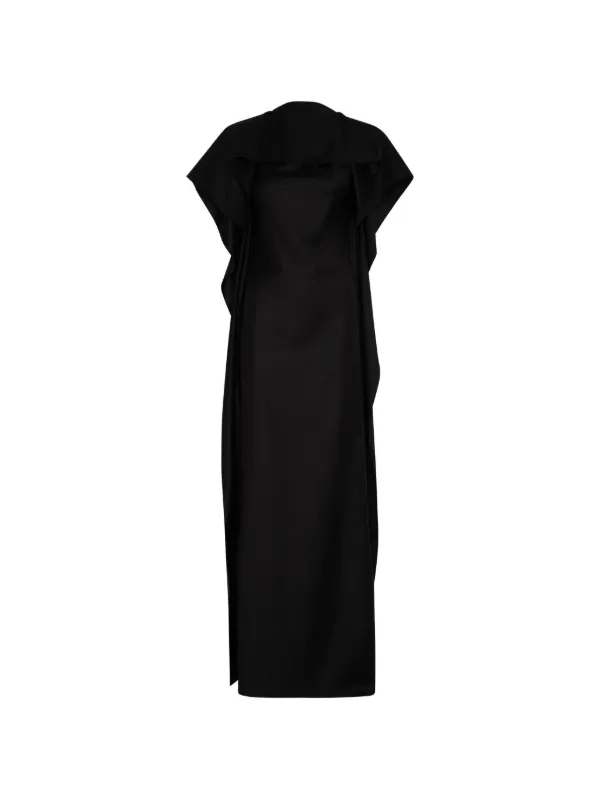 Jean Paul Gaultier Panelled Draped Dress in Black