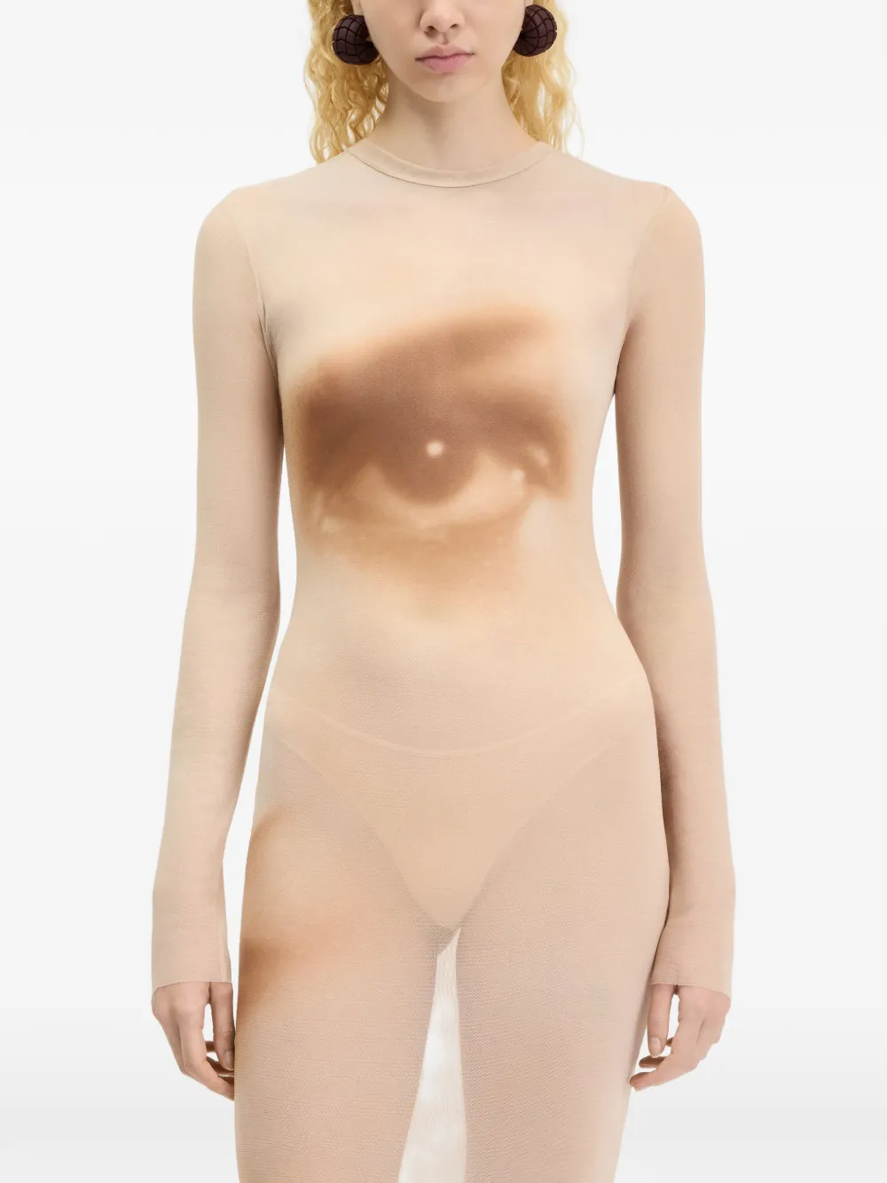 Jean Paul Gaultier The Long Face jurk Beige