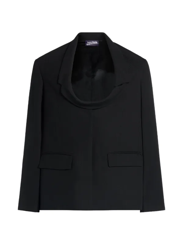 Jean Paul Gaultier The Boxy Tailored Jacket in Black