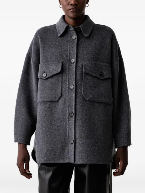 VICOLO button-up chest-pocket jacket
