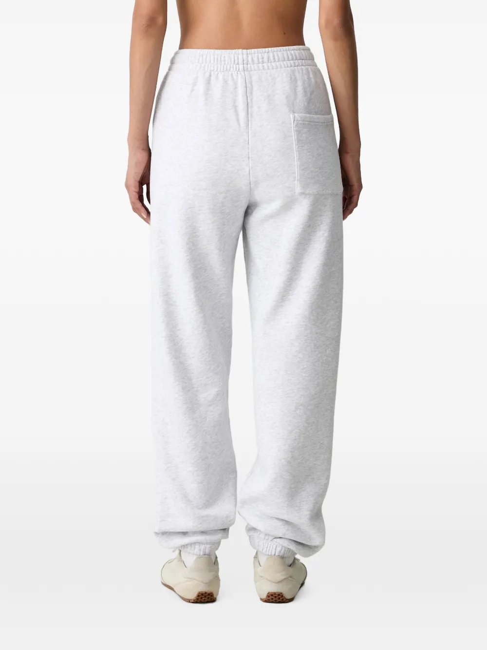 Sporty & Rich logo-print drawstring track pants - Grigio
