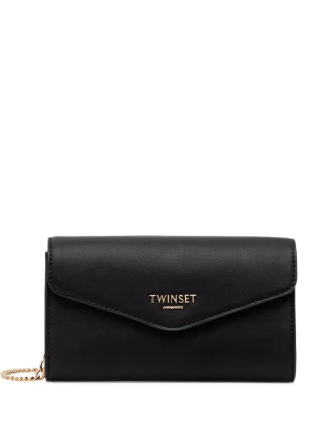 TWINSET charm-embellished envelope clutch bag