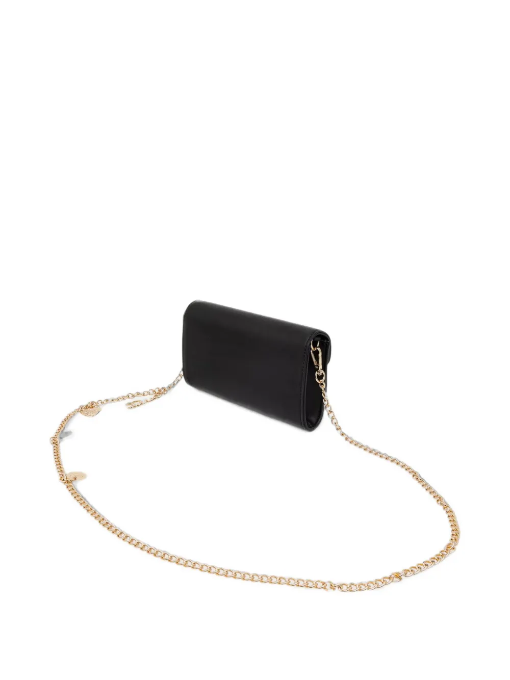 TWINSET charm-embellished envelope clutch bag Zwart