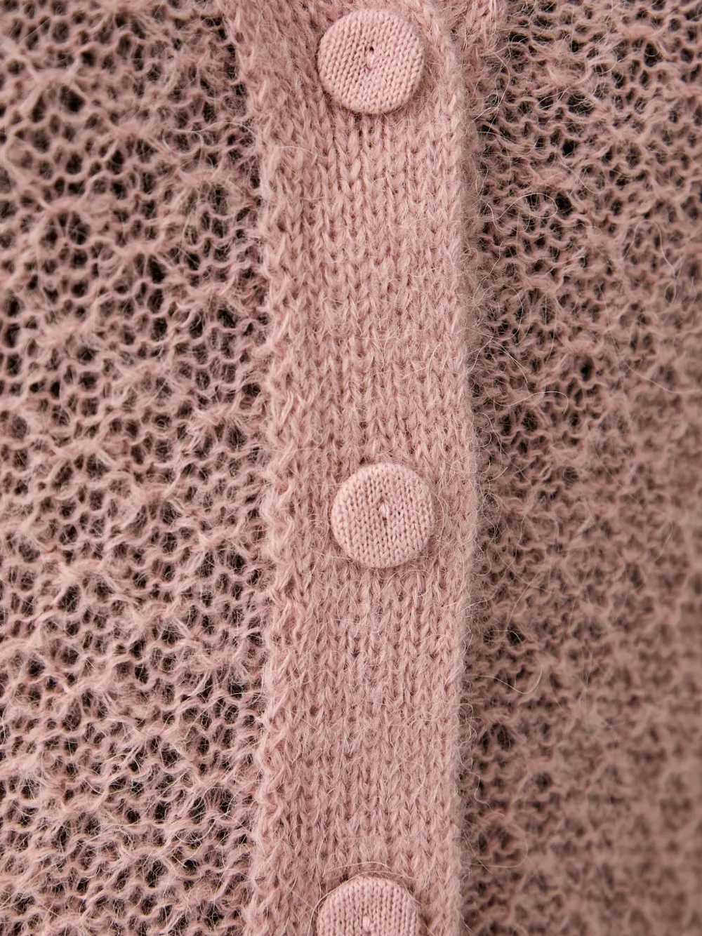 TWINSET Opengebreid vest Roze