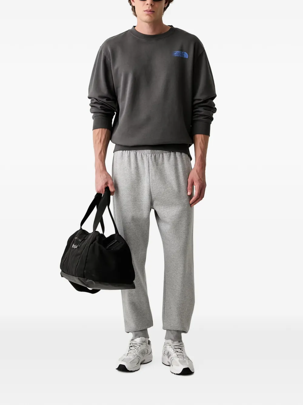The North Face Sweater met logoprint Grijs