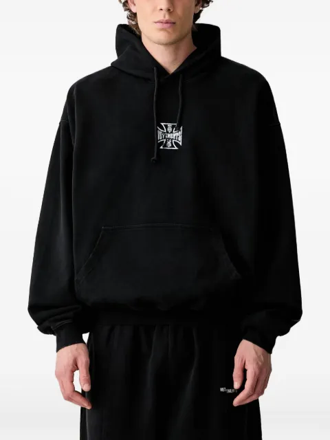 VETEMENTS logo-print drawstring hoodie