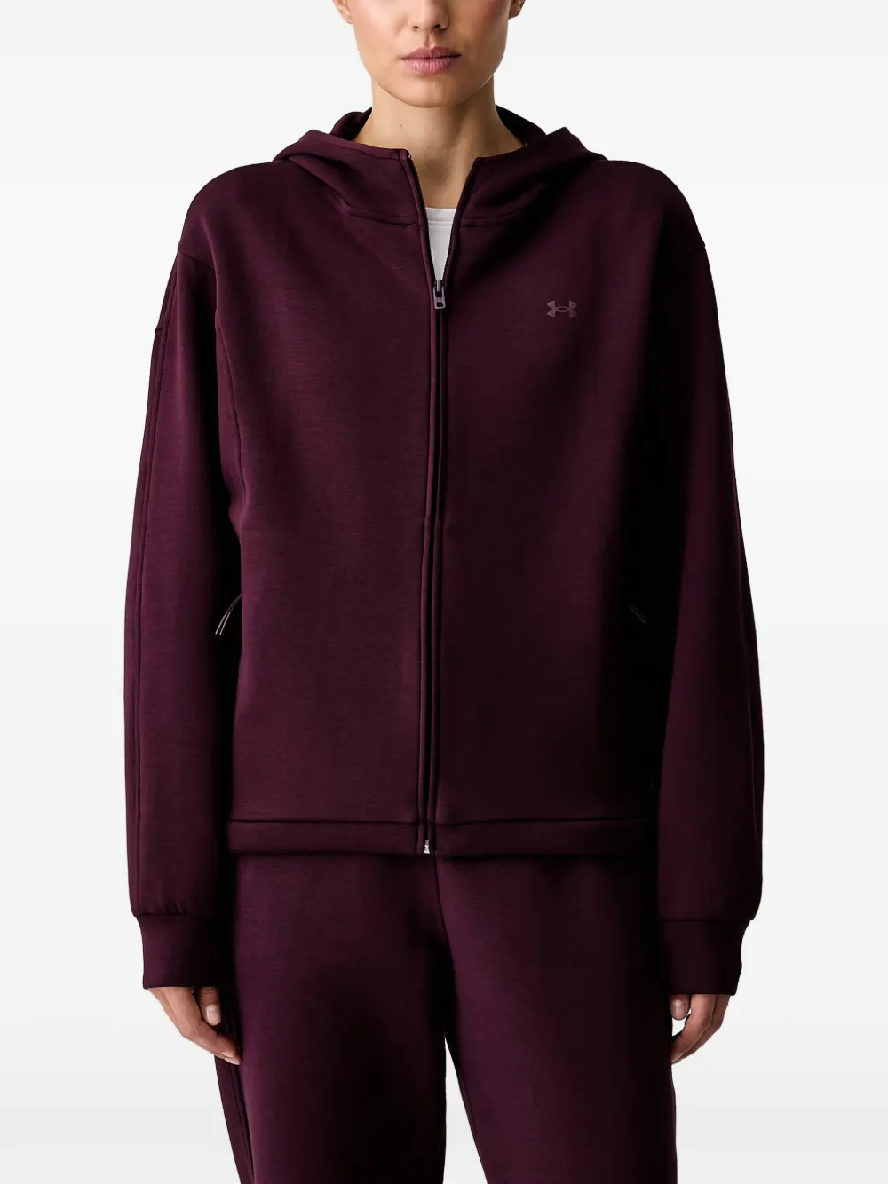 Under Armour Unstoppable Fleece zip-up hoodie - Viola