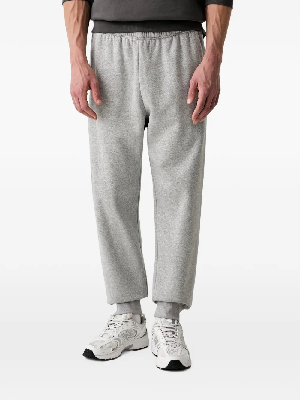 The North Face logo-embroidered track pants - Grigio