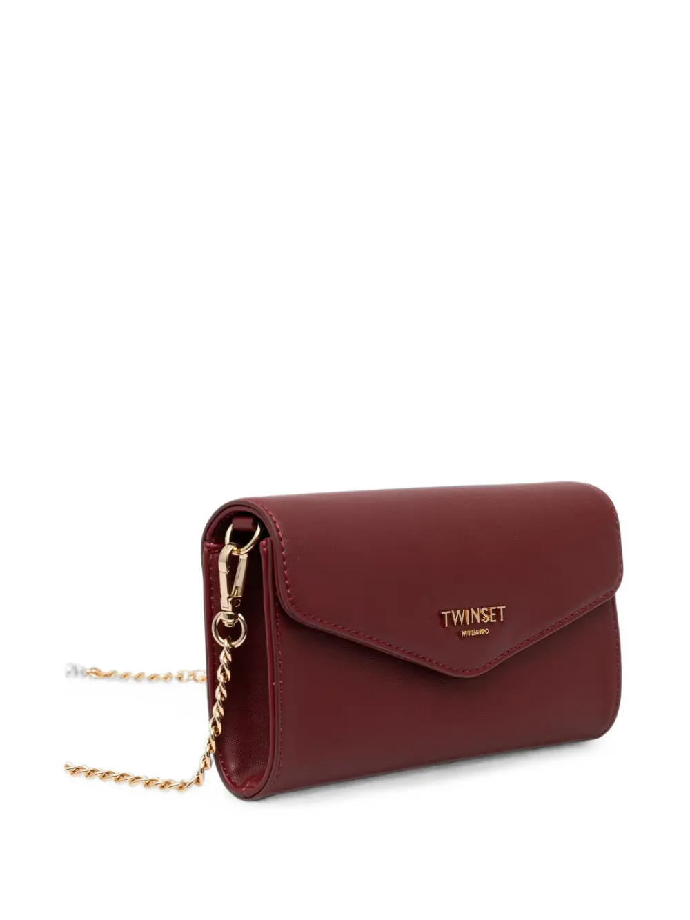 TWINSET Crossbodytas verfraaid met bedel Rood