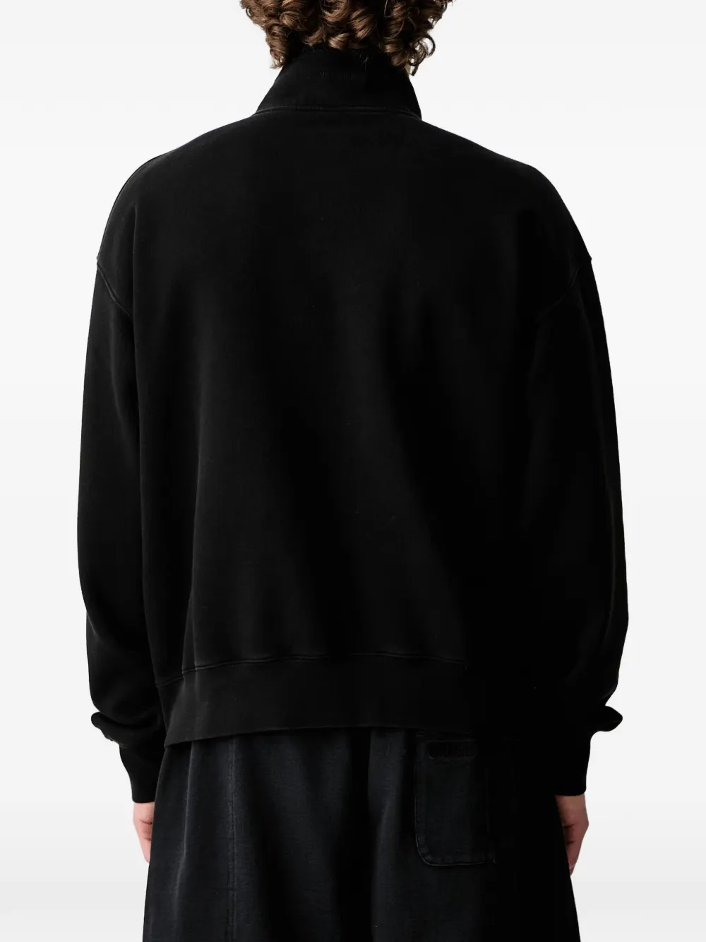 VETEMENTS Sweater met geborduurd logo Zwart