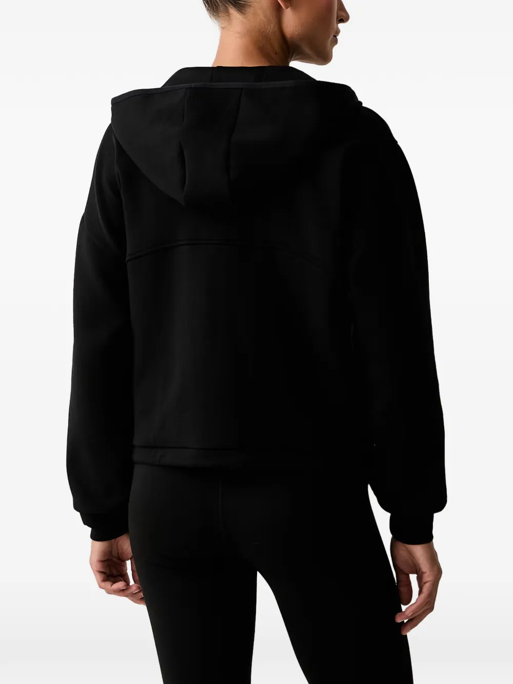 Under Armour UA Unstoppable logo-print zip-up hoodie Zwart