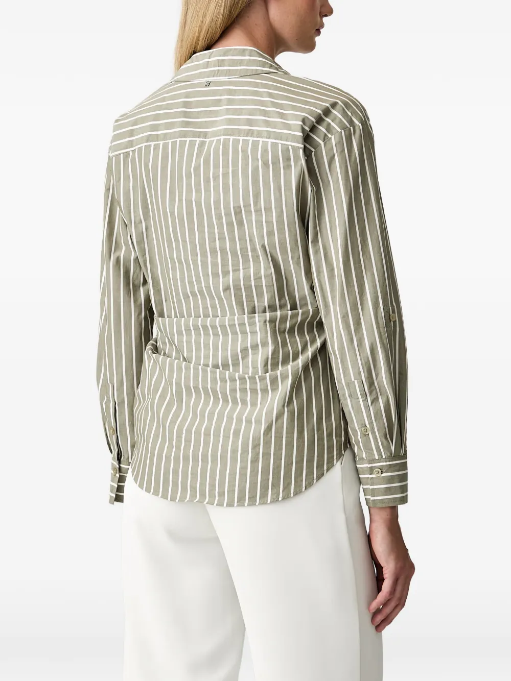 DKNY Gestreepte blouse Groen