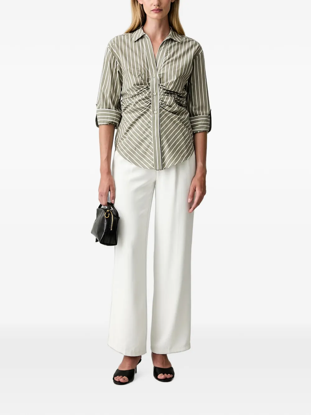 DKNY Gestreepte blouse Groen