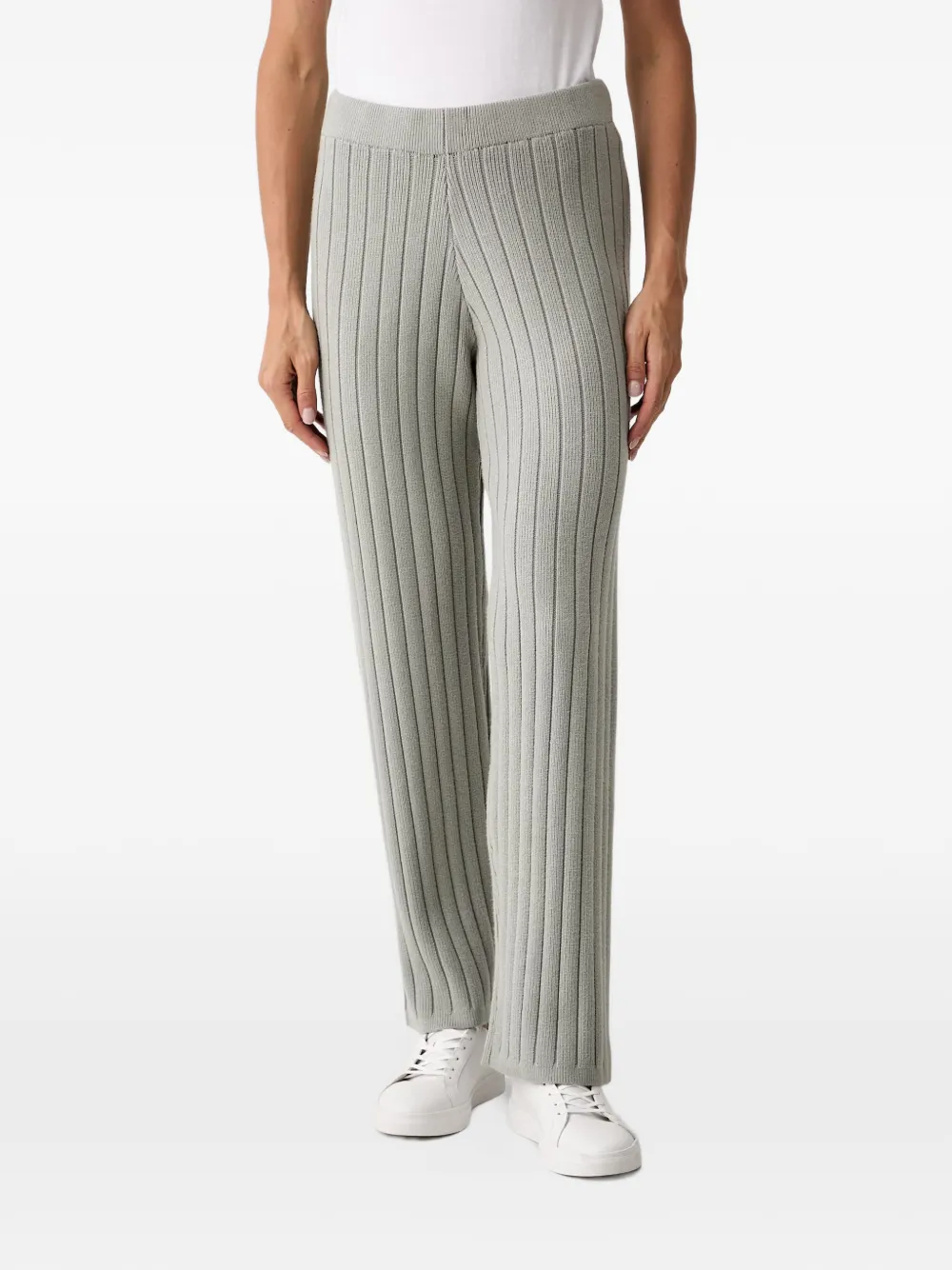 Chantelle Twist ribbed-knit trousers - Grün