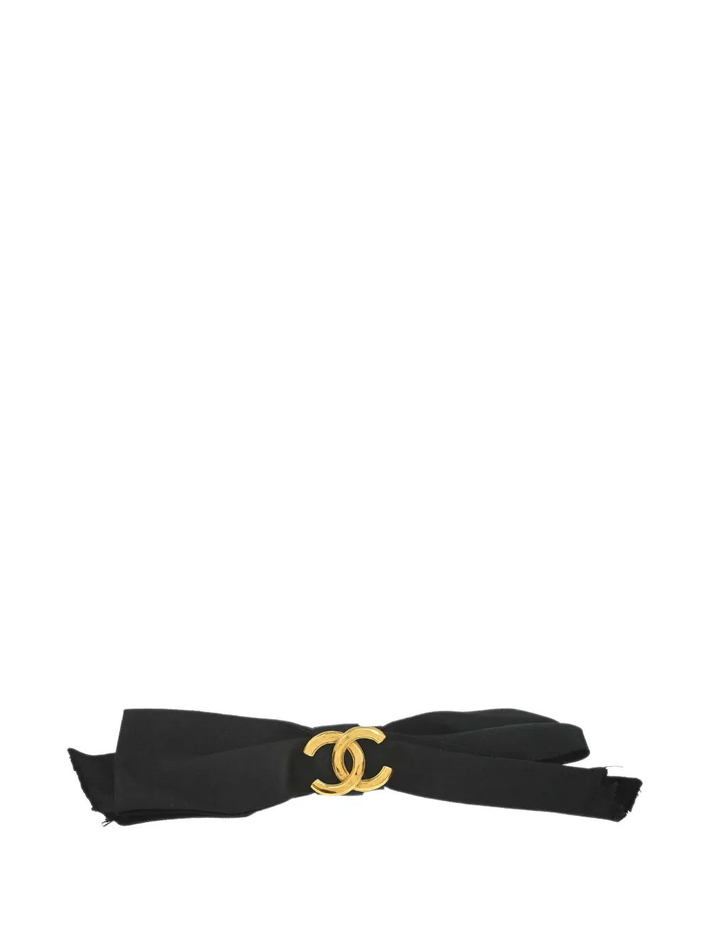 CHANEL Pre-Owned Accessori per capelli con fiocco - Nero