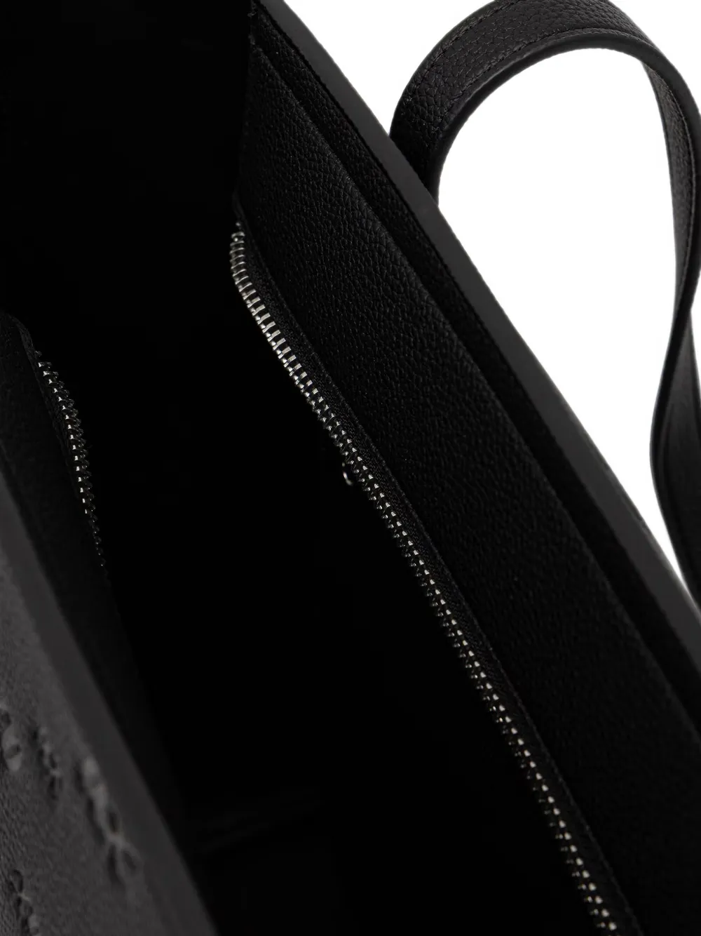 Armani Exchange Shopper met logo-reliëf Zwart