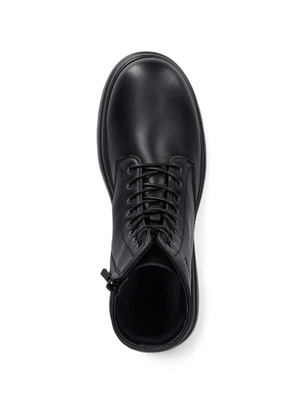 Armani Exchange lace-up ankle boots Zwart