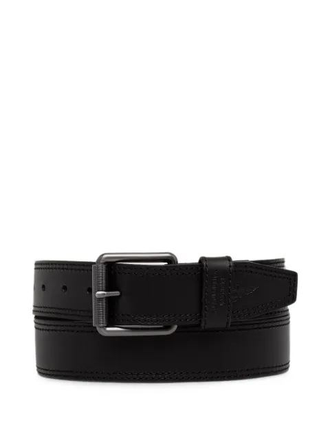 Aeronautica Militare logo-embossed buckle-fastening belt