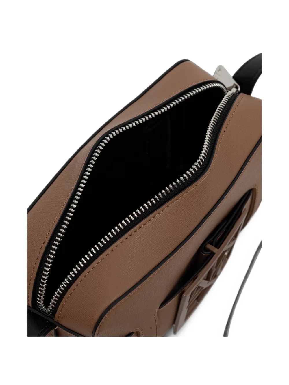 Armani Exchange Crossbodytas met logoplakkaat Bruin
