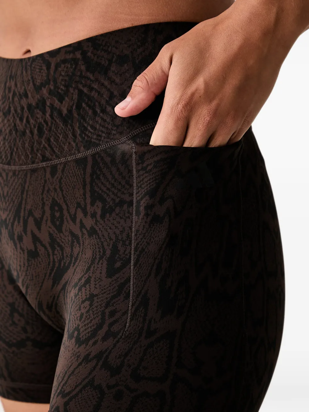 adidas snake-print shorts Zwart