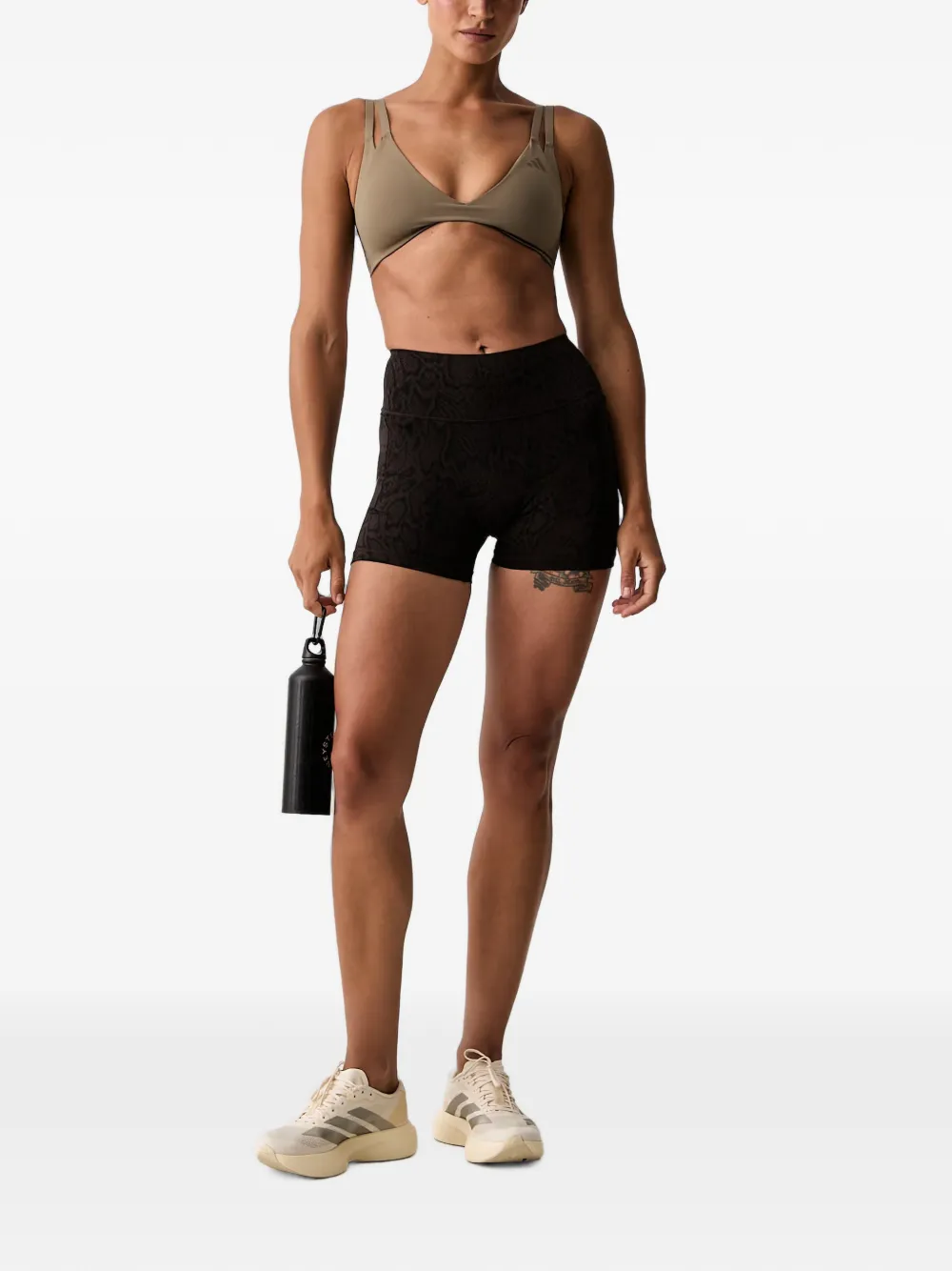 adidas snake-print shorts Zwart