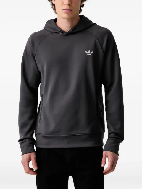 adidas logo-print raglan-sleeve hoodie