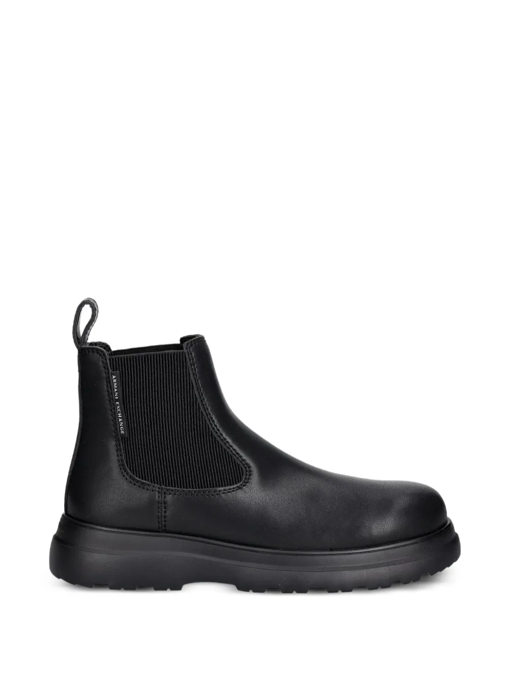 Armani Exchange chunky-sole chelsea boots Zwart