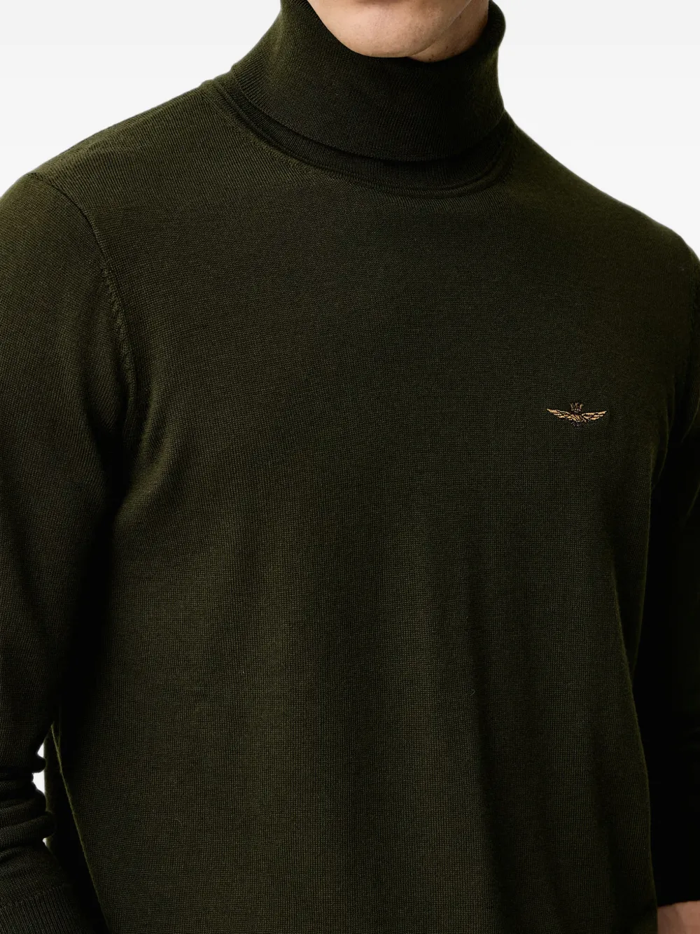 Aeronautica Militare Coltrui met geborduurd logo Groen